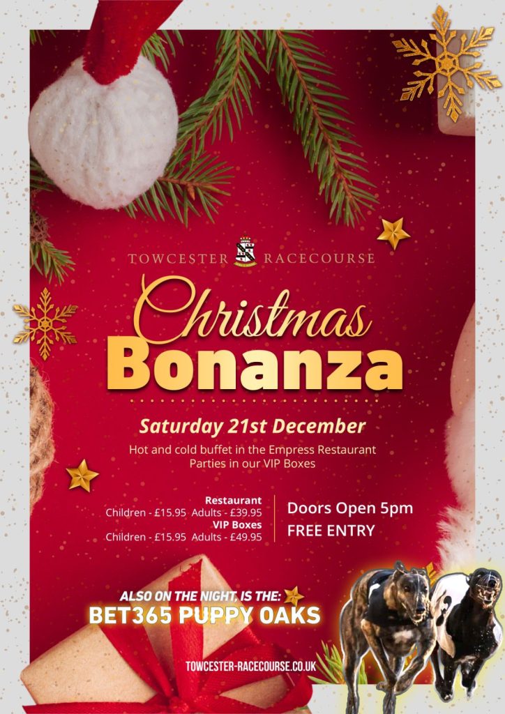 Towcester Christmas bonanza poster